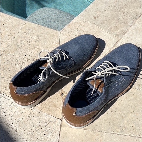 Nunn Bush Men's Barklay Canvas Plain
Toe Oxford Lace Up - Size 12 M - Picture 3 of 8